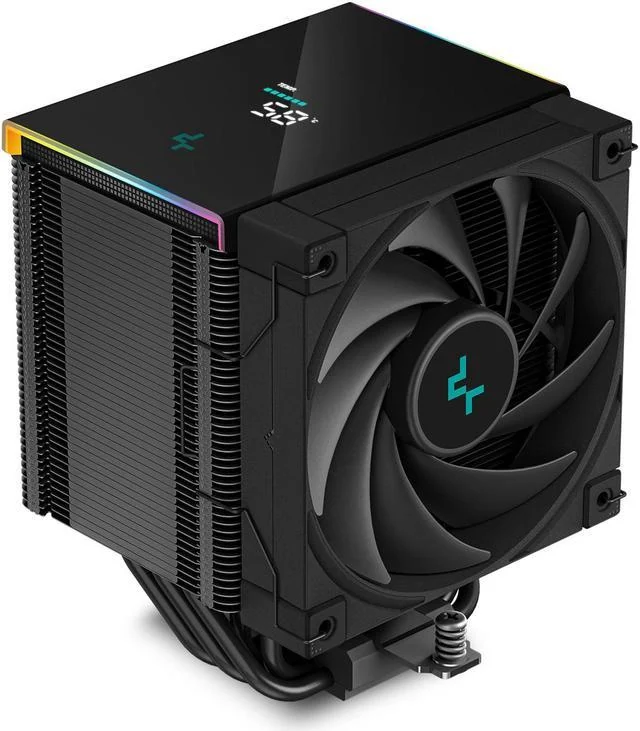 CPU cooler DEEPCOOL AK500 DIG. LGA1700/1200/115*/20*AMD 120mm BLACK PWM FDB fan,500-1850rpm,5HP