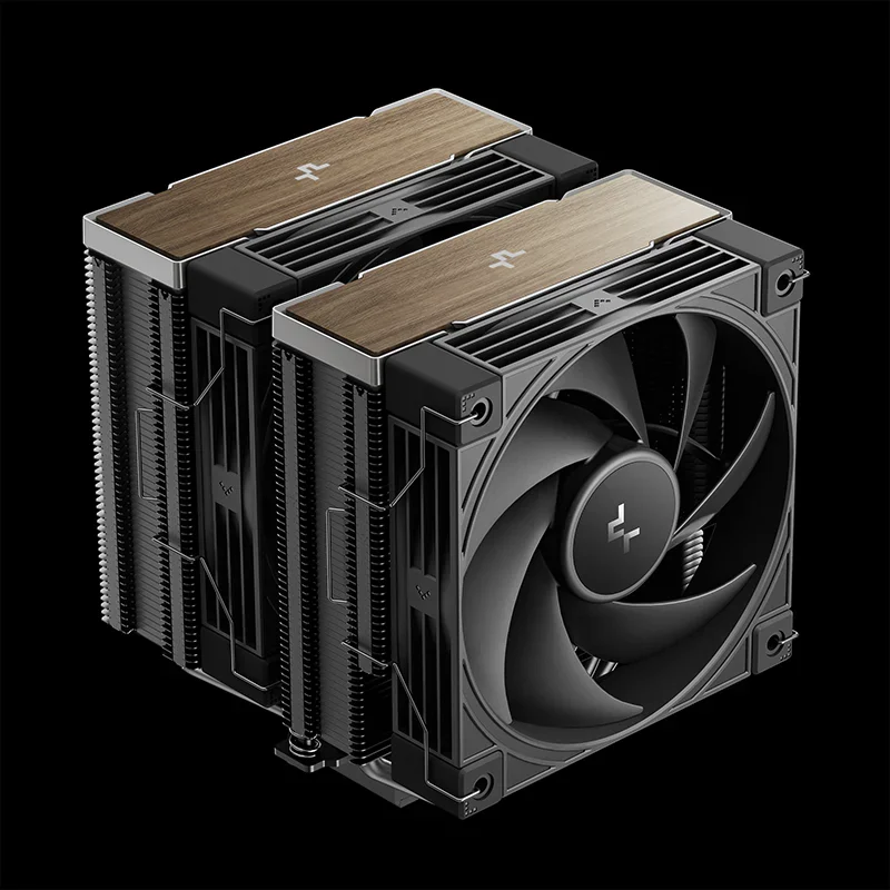 CPU cooler DEEPCOOL AK620 G2 DIG. NYX LGA1851/1700/1200/115*/AMD 2x120mm BLACK PWM FDB,2000rpm,6HP