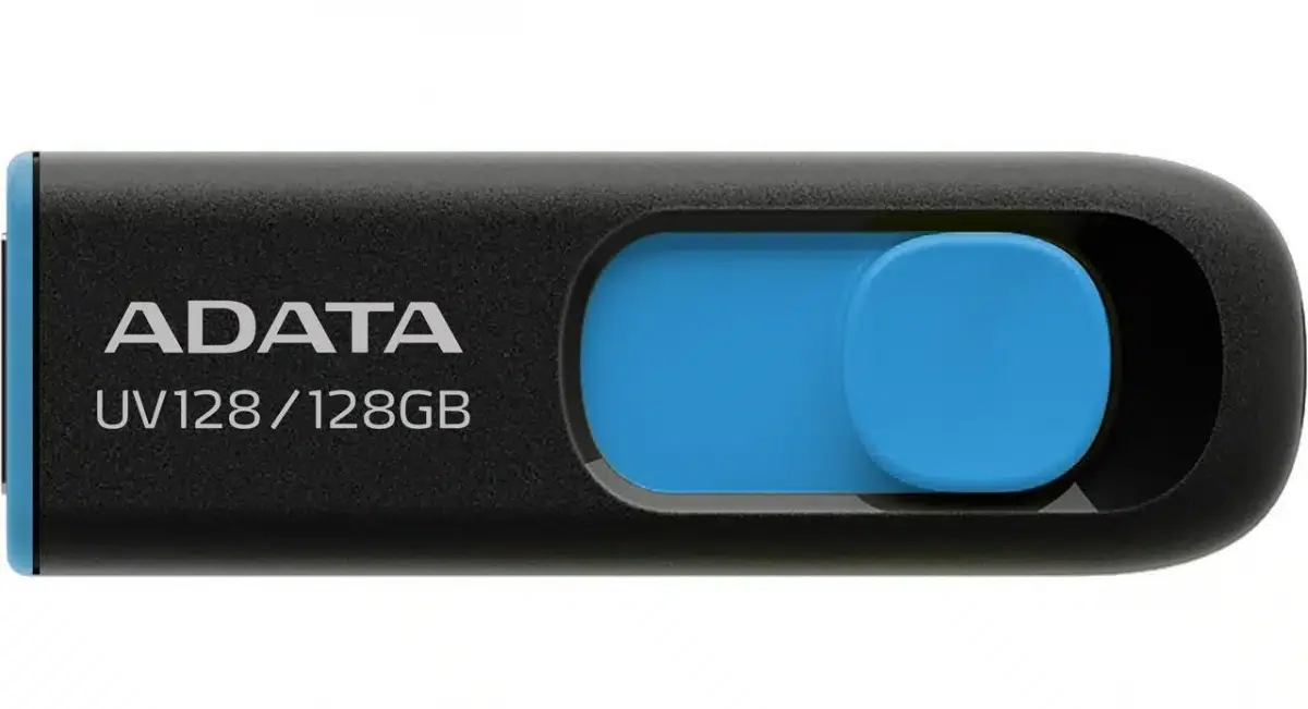 USB Flash ADATA 128GB UV128 USB 3.2 Read up:140Mb/s/Write up:65Mb/s Black-Blue
