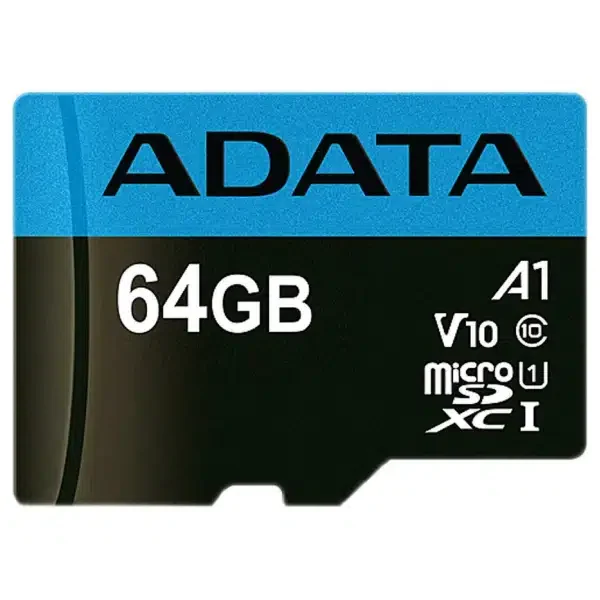 micro SDXC Card ADATA 64GB UHS-I/Class10/A1 R/S 100Mb/s, W/S 25Mb/s