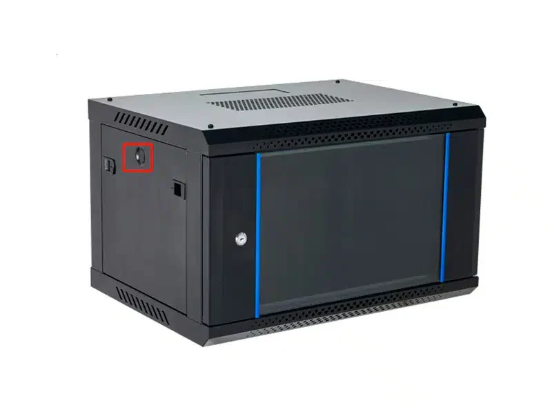 Шкаф серверный настенный Finen WS6409 9U, 19'', 600*450*501 мм, дверь из закаленного стекла, кол-во дверей 3 шт, IP20