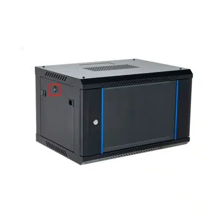 Шкаф серверный настенный Finen WS6612 12U, 19'', 600*600*635 мм, дверь из закаленного стекла, кол-во дверей 3 шт, IP20