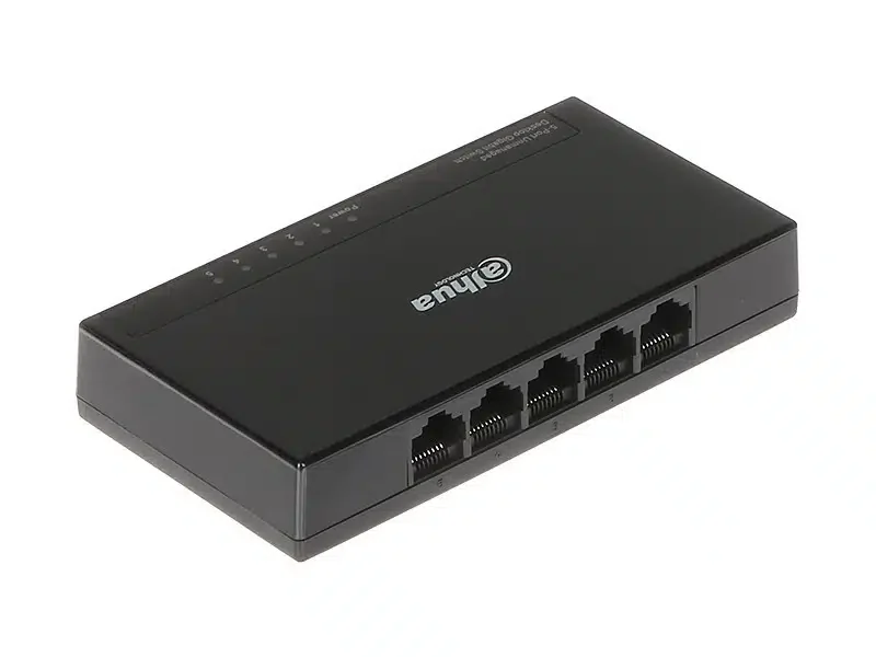 Коммутатор сетевой DAHUA DH-PFS3005-5GT-L (5x10/100/1000Mb/s)