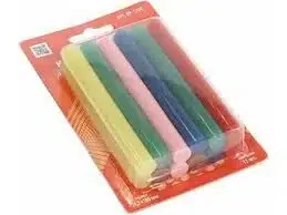 Клеевые стержни REXANT d=11.3mm, L=100mm, цветные (упак. 12 шт, блистер) 09-1230