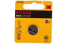 Батарейка Kodak CR1620-1BL 3V литиевая (1шт блистер)