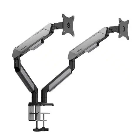 Monitor Arm AD-W-A9-2S-BB AndaSeat 17''-42',max 15Kg, rotation 360°, Tilt Range -75° to 75° BLACK
