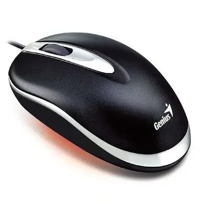 Genius Mini Traveler Black 800dpi Optical USB