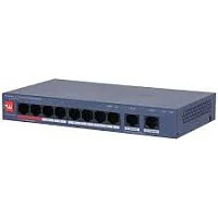 Коммутатор сетевой PoE DAHUA DH-CS4010-8ET2GT-110 (2xUpLink 1Gb/s, 8xPoE 100Mb/s, 5.6Gb/s) 110W
