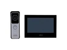 Комплект IP видеодомофона Dahua DHI-KTW02 (вызывная панель DHI-VTO2311R-WP + монитор DHI-VTH2621G-WP)