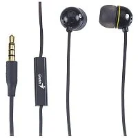 Наушники с микрофоном Genius HS-M210 mobile headset, in-line controller, mic, 4-pin 3.5mm plug