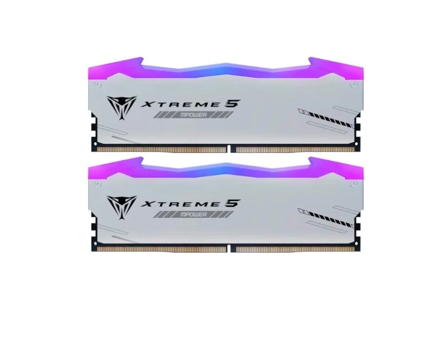 DDR5 48GB (2x24GB) PC-48000 (6000MHz) PATRIOT EP VIPER XTREME 5 RGB MPOWER PVXR548G60C30KM