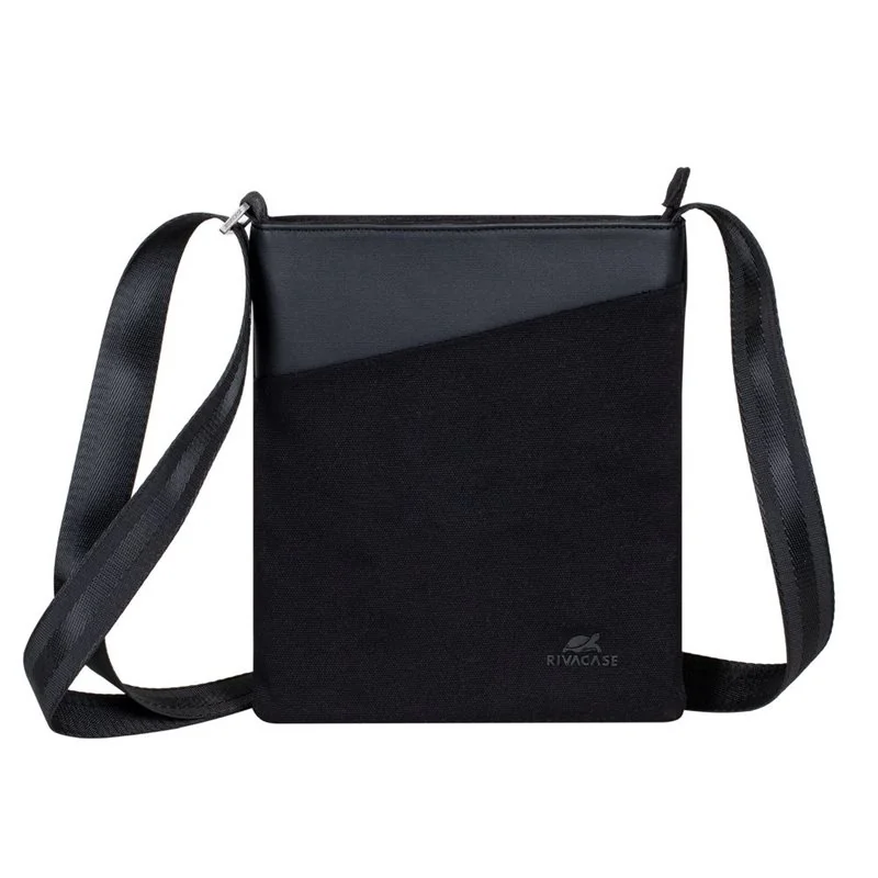 RivaCase 8509 CARDIFF Black Crossbody bag 8"