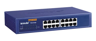 HUB Switch Tenda TEG1016G 16port 10/100/1000M Gigabit 19" Rackmount Metal case