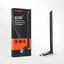 Wireless Adapter Tenda U10 AC650 Dualband up to 200+433Mbps 1x6Dbi Antenna Wireless USB Adapter