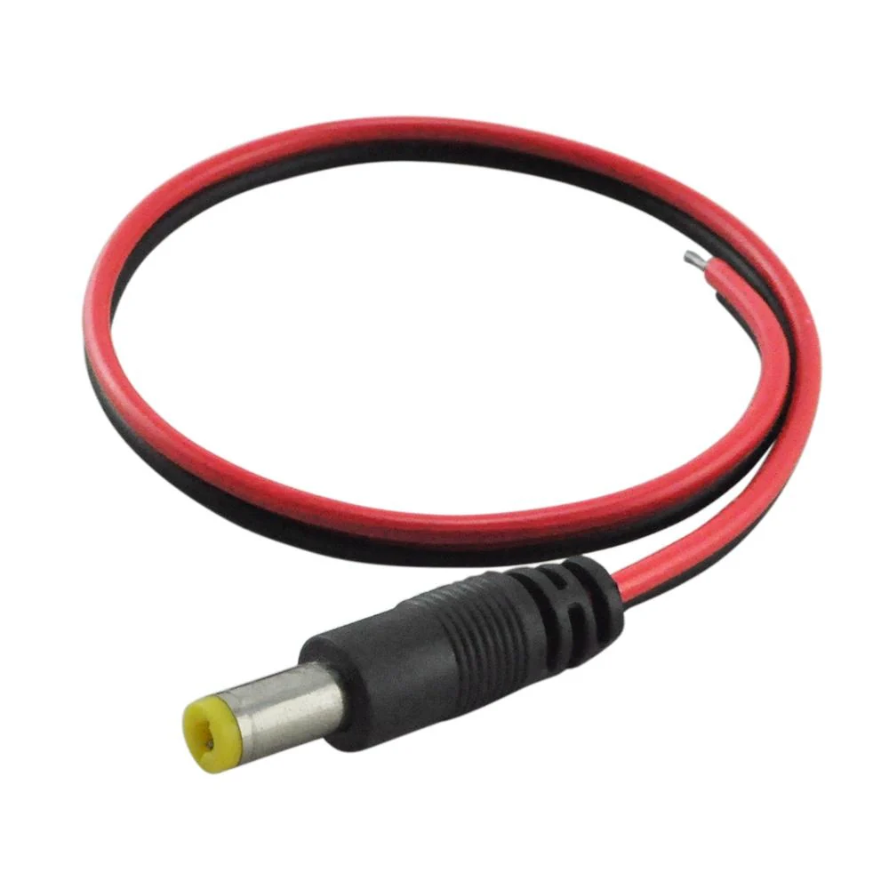 Коннектор питания HW-C16 DC male cable(red+ black)25cm length