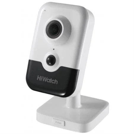 IP camera HIWATCH DS-I214(C)(2.8mm) кубическая 2MP,IR 10M,PoE,microSD,MIC-SPEAK,PIR