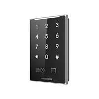 Считыватель с сенсорной клавиатурой HIKVISION DS-K1109DKFB(STD)Mifare,Bluetooth,палец,пласт,IP65