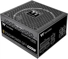 Блок питания 650W Thermaltake, Toughpower GF, ATX, 80 PLUS® Gold, APFC , 20+4 pin, 4+4pin, 6 Sata, 4 Molex, 1 FDD, 2 PCI-E 6+2 pin, Вентилятор 14 см, Кабель питания, Чёрный [PS-TPD-0650FNFAGE-2]