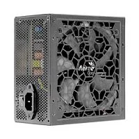 Блок питания 750W Aerocool AERO BRONZE 750W, 750W, ATX, Bronze, APFC, 20+4pin, 4+4pin, 5*Sata, 4*Molex, 2*PCI-E 6+2pin, Вентилятор 12см, Кабель питания, Чёрный