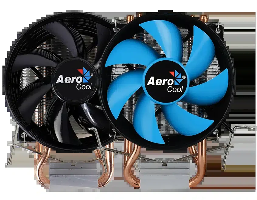 Кулер для процессора Aerocool Verkho 2 Intel 1700/1200/115X/775/AM5/AM4/AM3+/AM3/AM2+/AM2/FM2/FM1, 110W, 90мм, 800-2000 об/мин, 15-25 дБA, 4pin, 2 теплотрубки, 90 x 25 мм, Чёрный