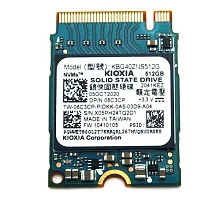 Твердотельный накопитель SSD 512GB KIOXIA (Toshiba) BG4 Series KBG40ZNS512G Interno M.2 2230 Micro size - PCI Express 3.0 x4 (NVMe R/W:2200/1400MB/s) без упаковки