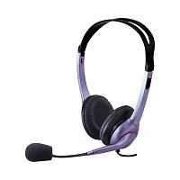 Наушники с микрофоном Genius HS-04S 50Hz-20kHz, 91dB/-54dB, Тип крепления: Дуговые, Подключение 3,5 MiniJack, Длина кабеля 1,2 м, Чёрный