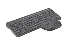 Беспроводная клавиатура + мышь A4TECH FSTYLER FG3300 Air2 Grey, мембранная, 107btns, 2000dpi, 4btns, USB, Серый