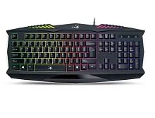 Клавиатура Genius Scorpion K220, подсветка (7 цветов), USB, 1.5m, Рус/Англ, Чёрный