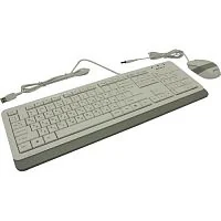 Клавиатура+мышь A4Tech Fstyler F1010, Оптическая Мышь, USB, 1600DPI, Длина кабеля 1,5 метра, Анг/Рус, черный/серый