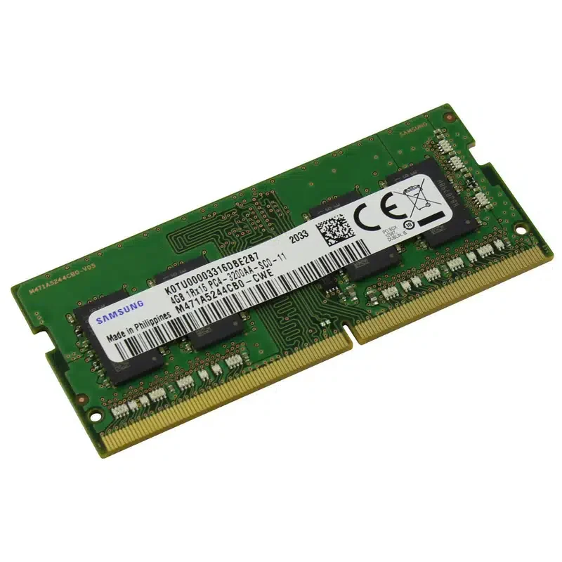 Оперативная память для ноутбука DDR4 SODIMM 4GB Samsung PC-4 (3200MHz) -S