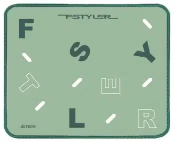 Коврик для мышки A4tech Fstyler FP25 Green 25*20*0.2cm, тканевое покрытие