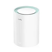 Mesh Wi-Fi система CUDY M1200 (1-Pack) AC1200 Wi-Fi, Dual-Band, 867Mbps at 5GHz + 300Mbps at 2.4GHz, 802.11ac/a/b/g/n, 2 Fast Ethernet Ports, 2 anten., MU-MIMO, DDNS, Zerotier/Wireguard/OpenVPN/IPSec/L2TP/PPTP VPN,DNS over Cloudflare/Google/Quad9