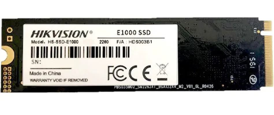 SSD HIKVISION E1000 128GB 3D NAND M.2 2280 PCIe NVME Gen3x4 Read / Write: 990/650MB