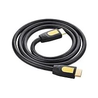 Интерфейсный кабель UGREEN HD101 HDMI v1.4, 3м, чёрно-жёлтый