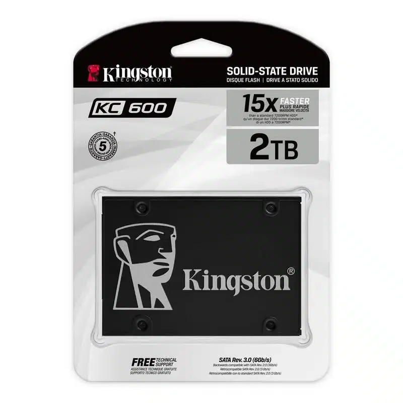 SSD KINGSTON KC600 2TB 3D TLC NAND 550/520MB/s 2,5"" SATAIII