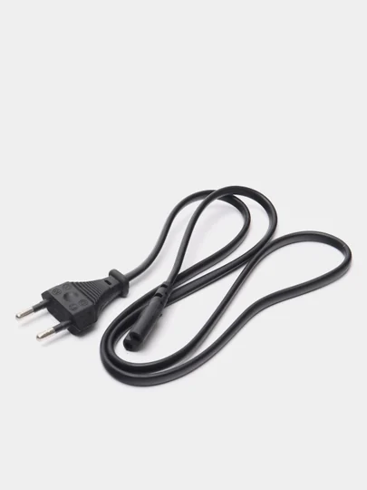 Кабель питания 2pin 1,5м чебурашка