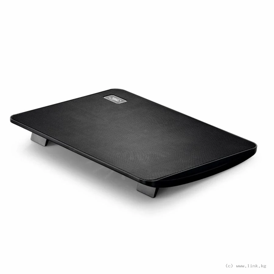 Охлаждающая подставка для ноутбука Deepcool WIND PAL MINI DP-N114L-WDMI, 15.6", Вентилятор 14см LED, 1000±10%RPM, Сквозной USB 2.0, 21,6дБл, Габариты 340х250х25мм, Чёрный