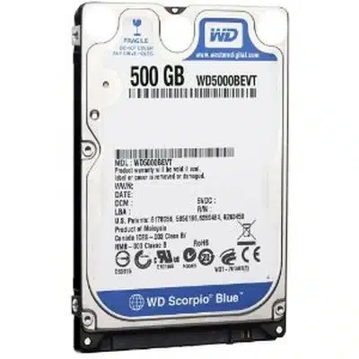 WD 1TB 5400 128MB SATA Notebook Hard Disk Slim