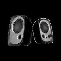 Колонки Edifier R12U, 2.0, 4Вт (2Вт*2), USB (питание), AUX, 78 х 81 х 119мм, Пластик, Черный