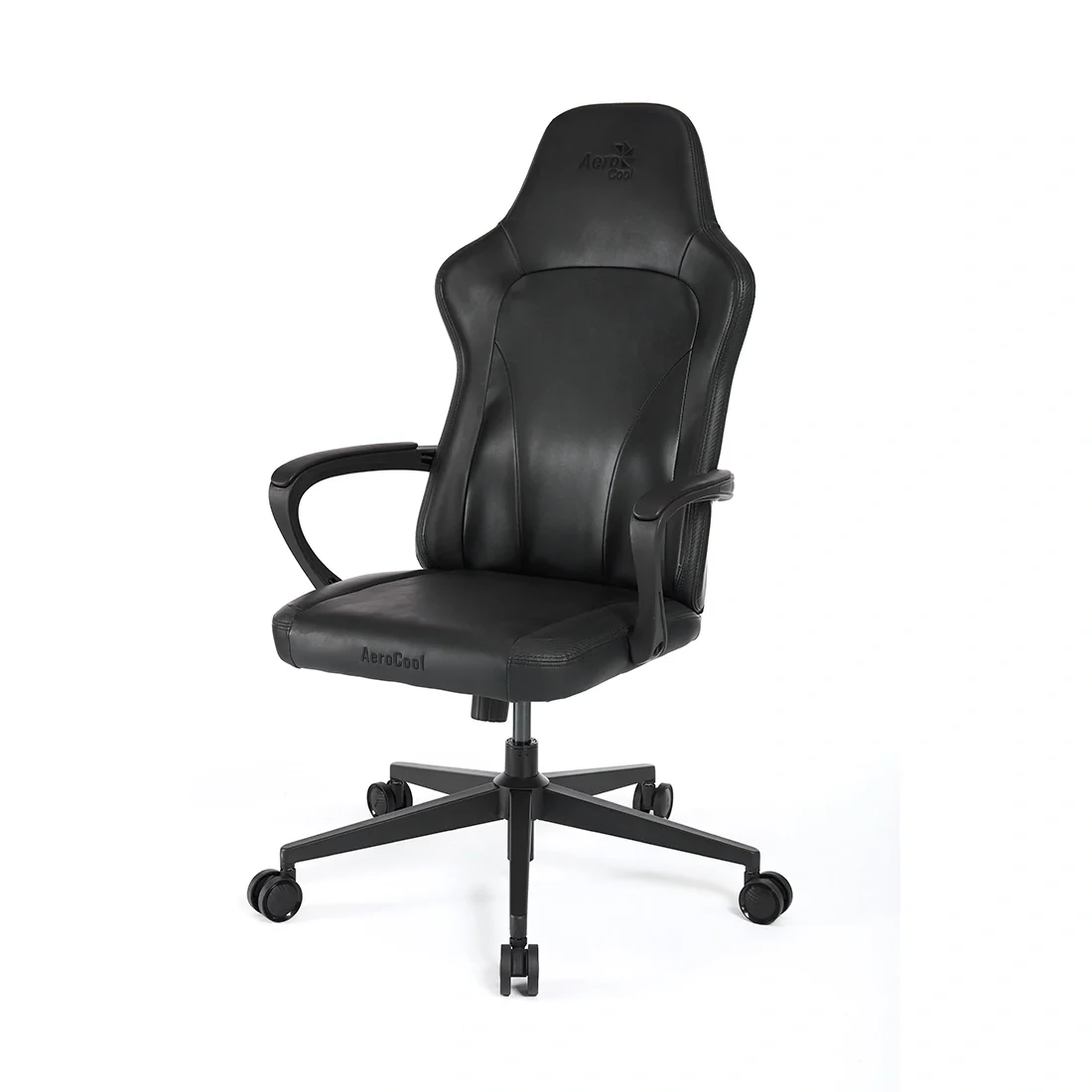 Игровое компьютерное кресло Aerocool CROWN Lite Modern Black, Искусственная кожа PU AIR, (Ш)65*(Г)70*(В)122 (132) см, Серый