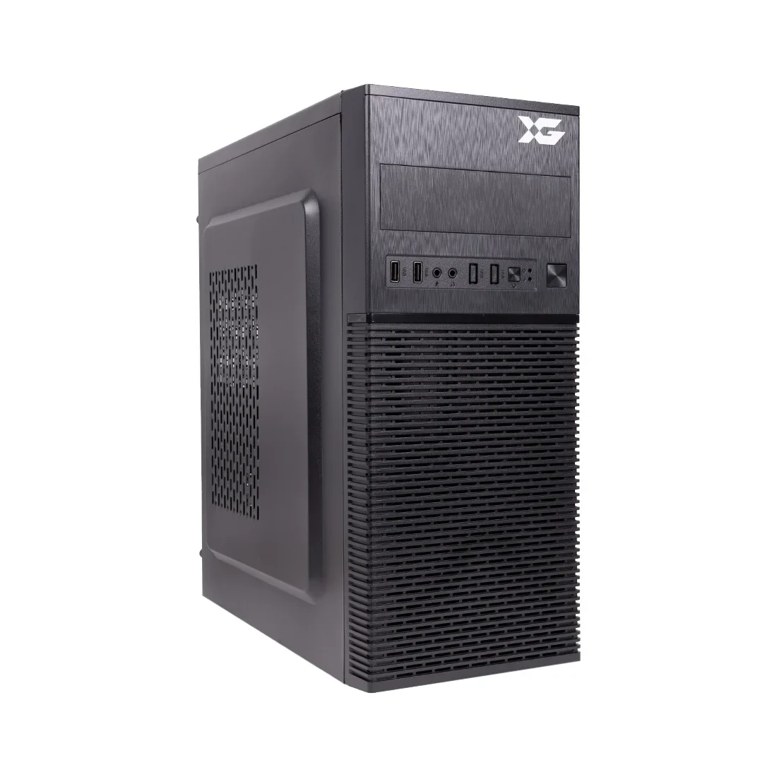 Компьютерный корпус XG Cronus, ATX/Micro ATX, USB 1.0x2, USB 2.0x1, HD-Audio, Высота процессорного кулера 145мм, Длина VGA до 290мм, 1*5.25"/2*3.5"/2*2.5", Толщина 0.4мм, 410x195x355мм, Без Б/П, Черный
