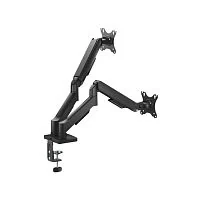 Настольный кронштейн для мониторов Brateck LDT97-C024, 13"-32", Нагрузка 2х9 кг., Наклон +/- 90°, Поворот +/- 90°, Вращение монитора +/- 180°, VESA 75x75,100x100