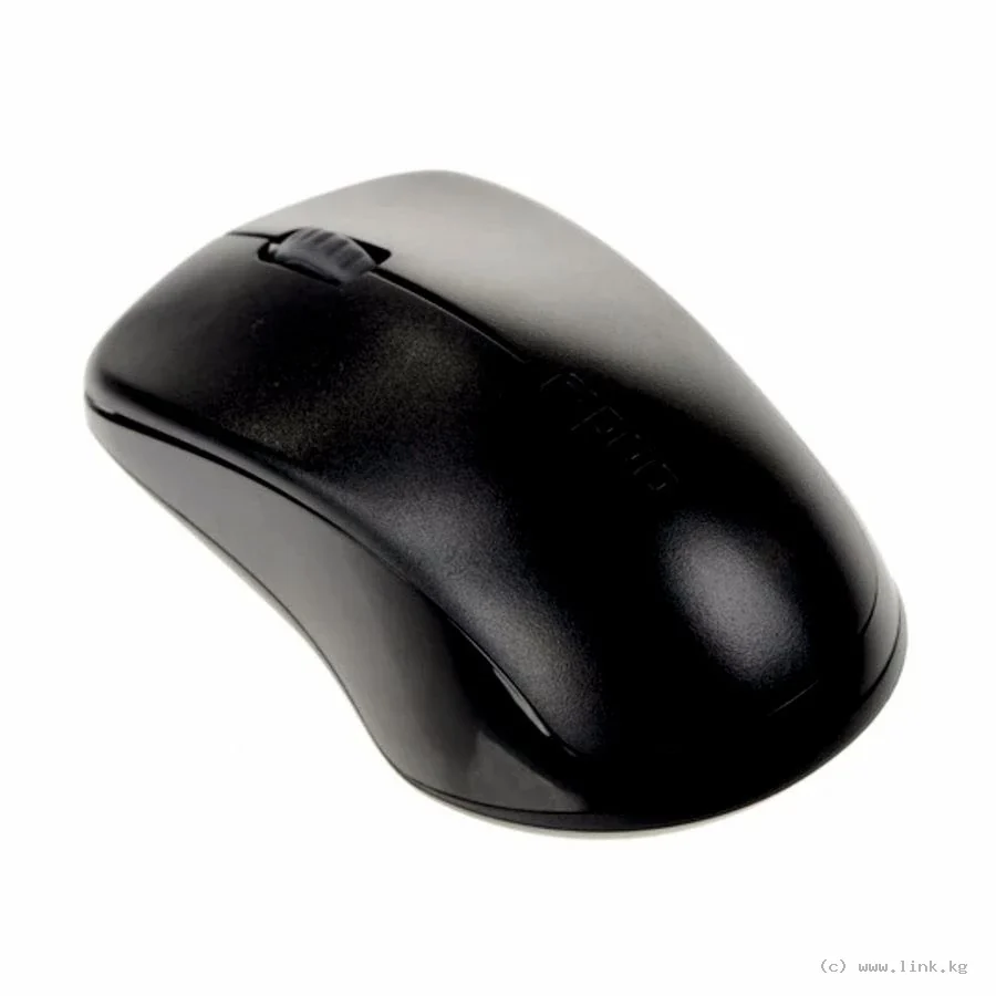 Компьютерная мышь Rapoo 1620, 3D, Оптическая, 1000dpi, Беспроводной 2.4 ГГц, Нано-ресивер, Эффективная дистанция 10 м., Батарейки в комплекте, До 9 месяцев работы на одном заряде, Чёрный