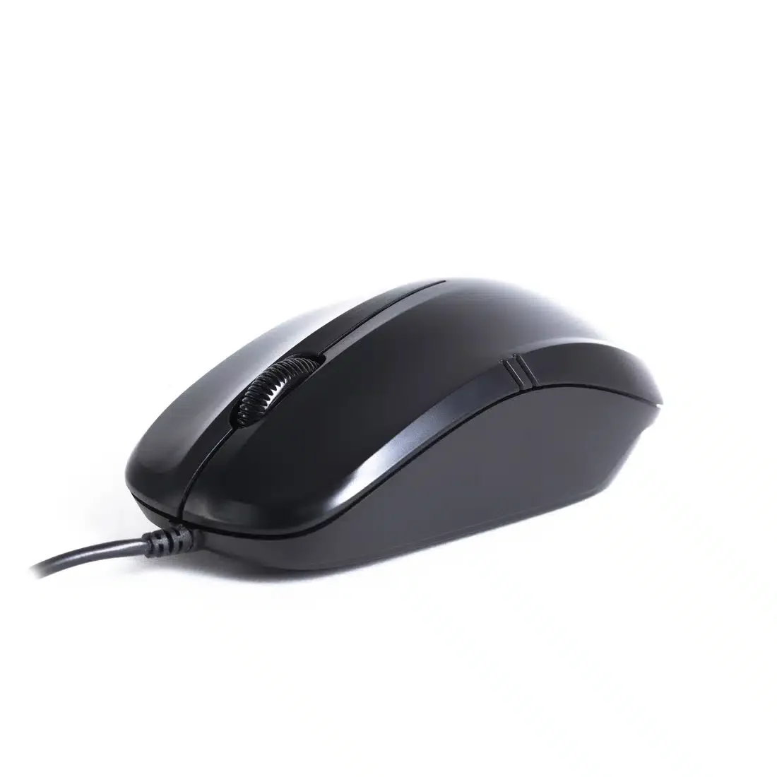 Компьютерная мышь Delux DLM-136OUB, Оптическая, USB, 1000dpi, Длина провода 1,6 м, Чёрная