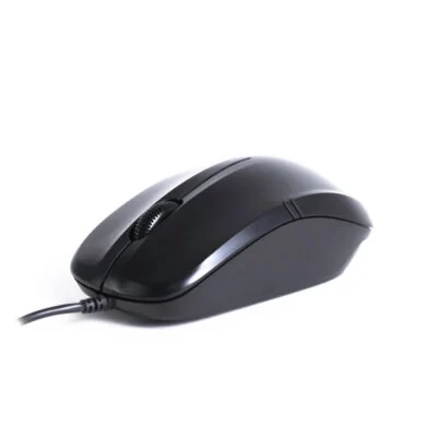 Компьютерная мышь Delux DLM-136OUB, Оптическая, USB, 1000dpi, Длина провода 1,6 м, Чёрная