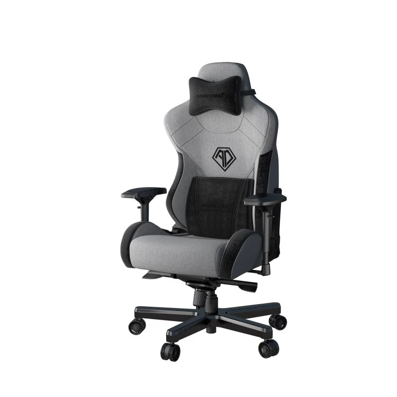 Gaming Chair AD12XLLA-01-B-F AndaSeat T-Pro II Premium BLACK 4D Armrest 65mm wheels Fabric