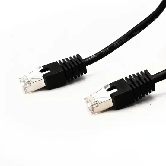 Патч Корд SHIP S7025BK0100-P, Cat.6, FTP, LSZH, RJ-45, 1 м, Чёрный, Экранированный, Пол. пакет