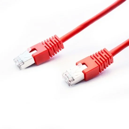 Патч Корд SHIP S4025RD1500-P, Cat.5e, FTP, LSZH, RJ-45, 15 м, Красный, Экранированный, Пол. пакет