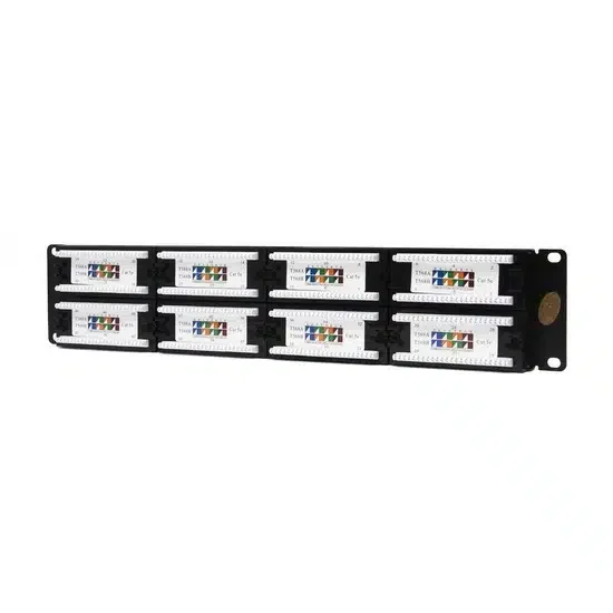 Патч Панель SHIP P197-48A, UTP, Категория 6, 19" (2U), 48 Портов