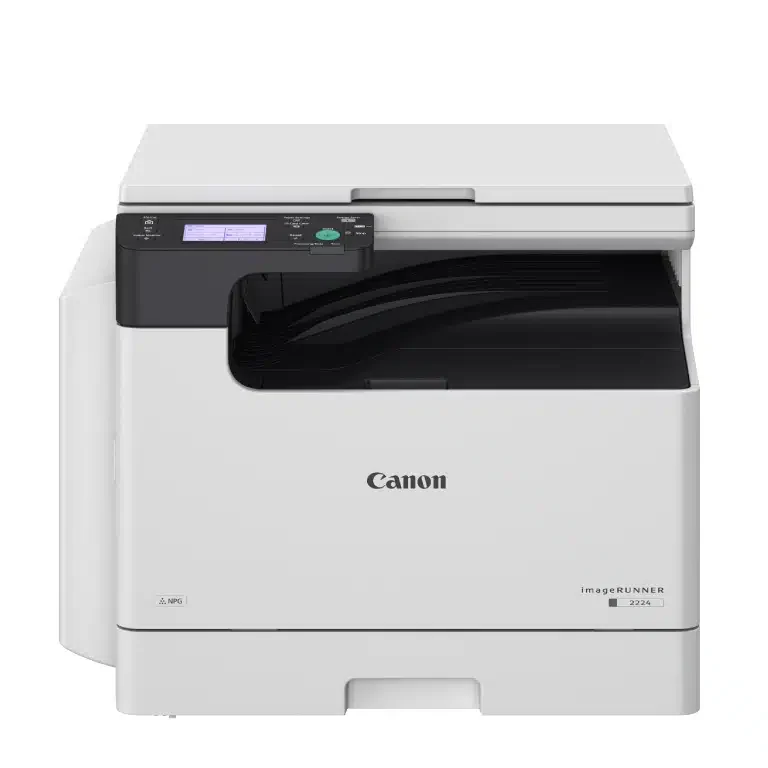 Монохромное лазерное МФУ Canon imageRUNNER 2224N, 5941C002AA, Лазерное, A3, 12 стр./мин. (А3), 24 стр./мин. (А4), Подача 350 листов, Планшетный сканер, до 35 изобр./мин., Cенсорный экран 3.5